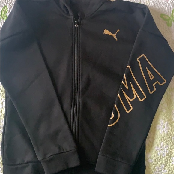 Puma Girls Zip Up Hoodie - Picture 4 of 10